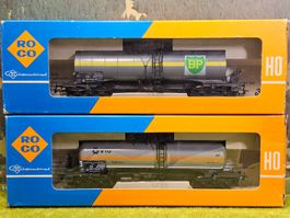 2 Roco __ Druckgusskesselwagen _ Kesselwagen _ BP _ VTG _ H0