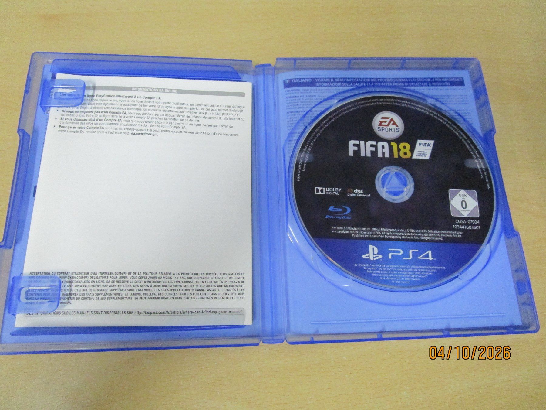 Sony Spiele: FIFA 18 Playstation 4 PS4 – Gebraucht aus Goldau von agestuffer 2