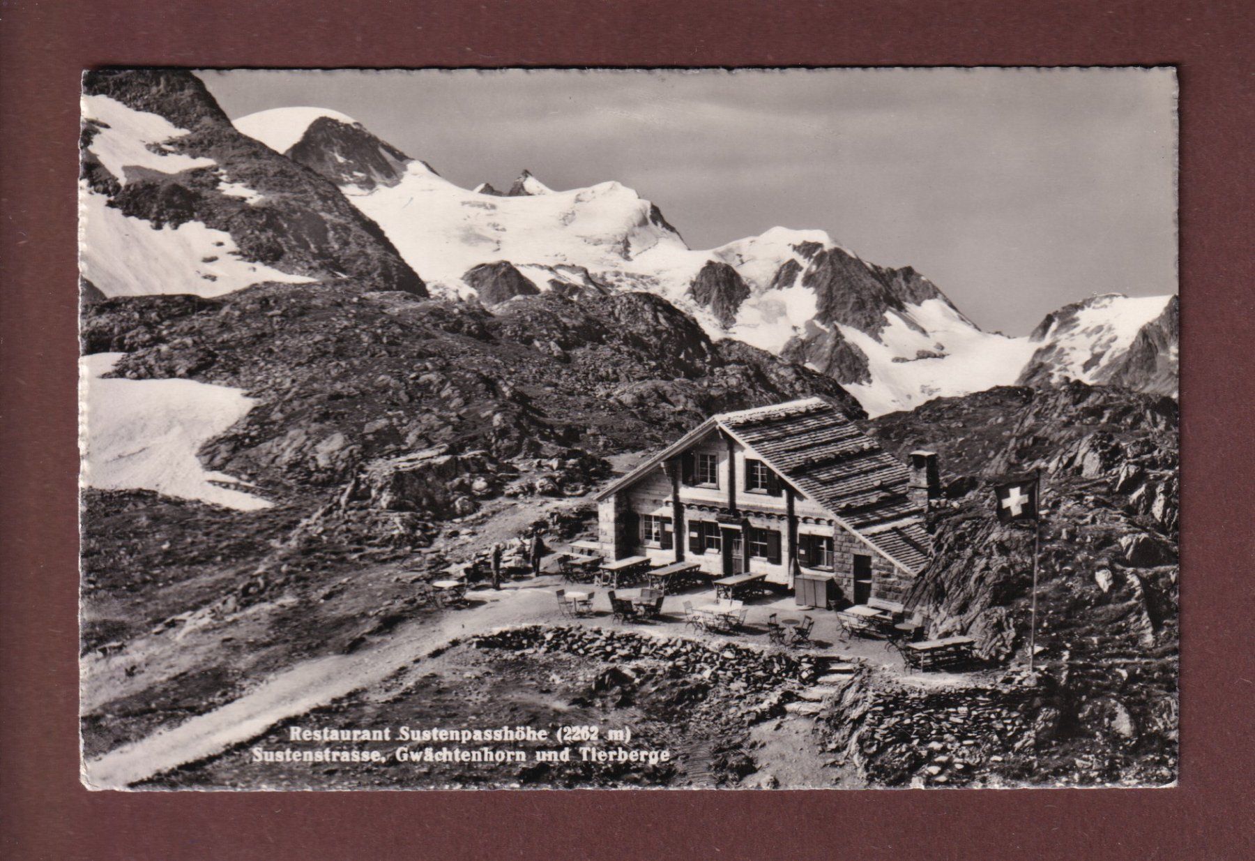 Cartes postales: Restaurant SUSTEN - PASSHÖHE - 1949 – D'occasion à Pully par nicecards-shop