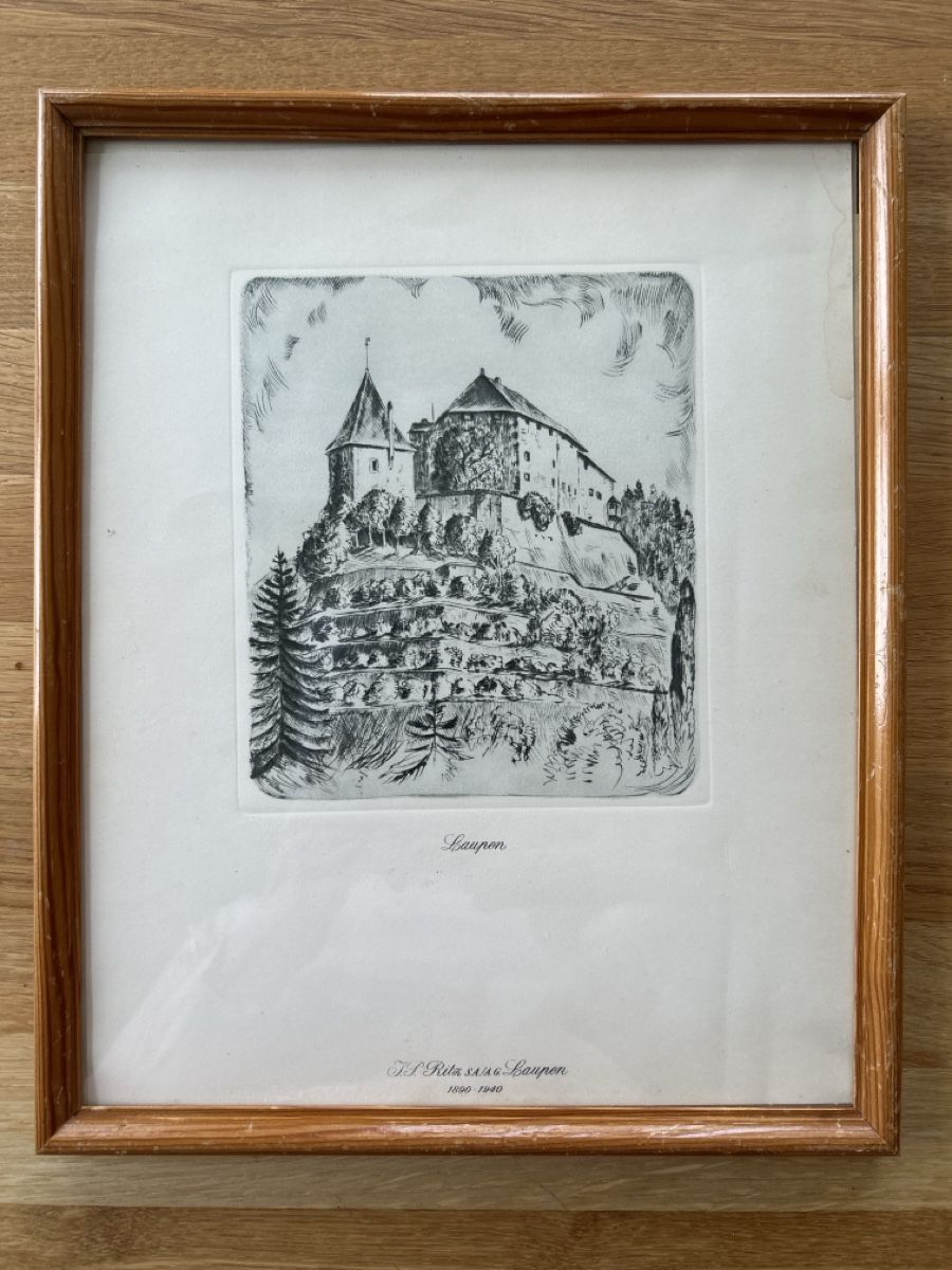 Poster & Bilder: Schloss Laupen – Gebraucht aus Uffikon von Frosch1506