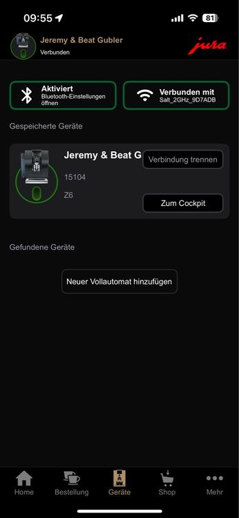 Jura Kaffeemaschinen & Espressomaschinen: Jura Z6 Kaffeevollautomat - funktioniert  gut/Display fehler – Defekt aus Biberist von beat-gubler 8