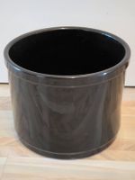 Topf Übertopf Pflanzentopf Keramik schwarz Ø 30CM