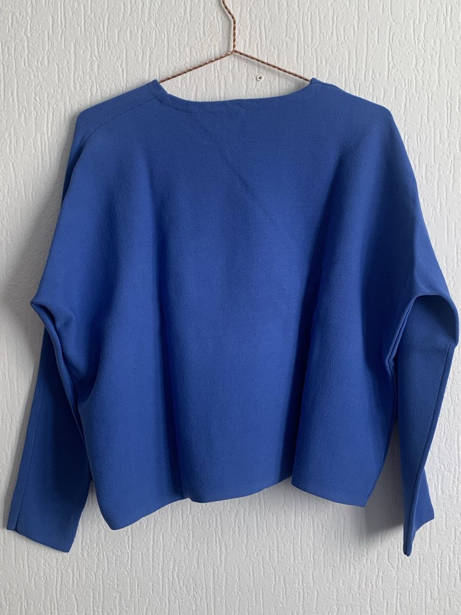 Maje Maglioni & Felpe: Pull MAJE bleu 💙🦋oversize - taille 2  – Usato da Lausanne venduto da Xiaoxi 1