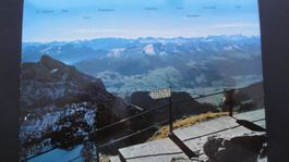 Antike Postkarte Säntis