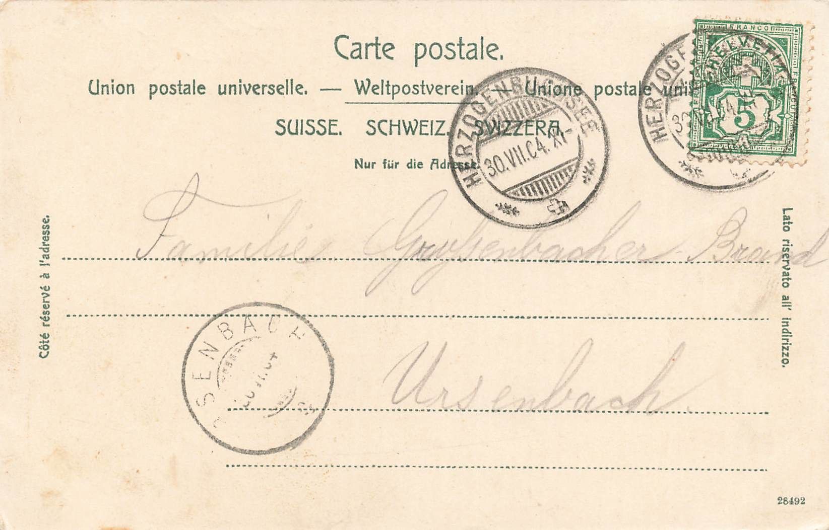 Cartes postales: Herzogenbuchsee Bahnhof strasse – D'occasion à Biasca par Blenio71 1