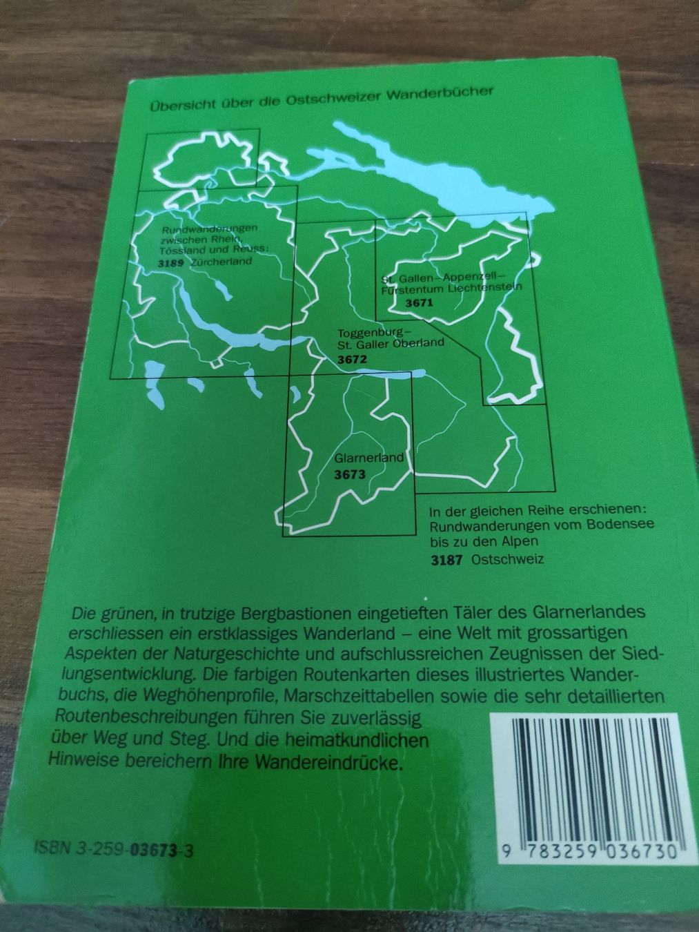 Libri: Wanderbuch Glarnerland:  – Usato da Leuggelbach venduto da Schreiner21 1