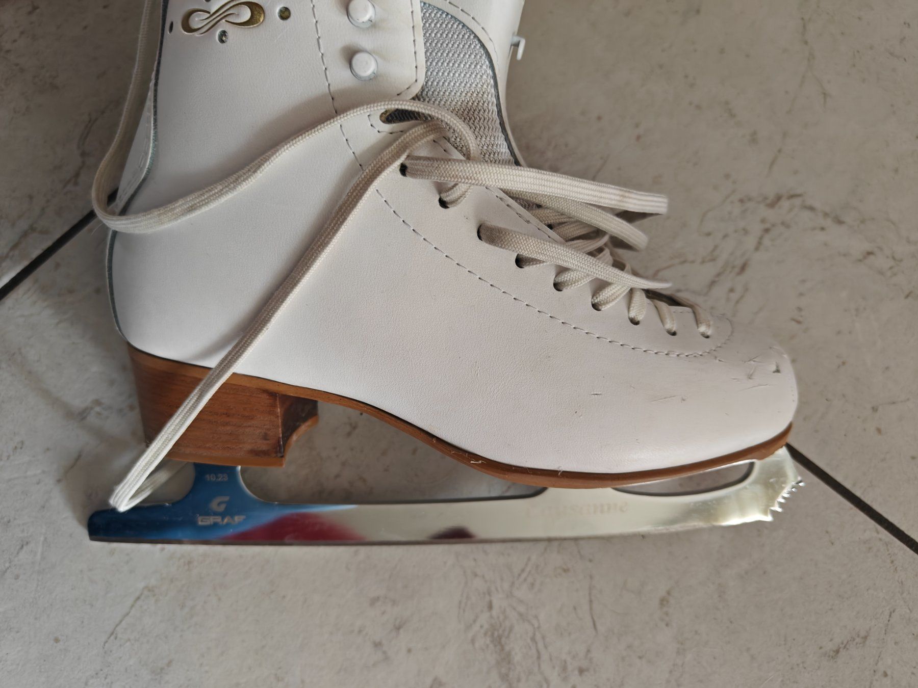 Graf Pattini da ghiaccio: Schlittschuhe Graf Prestige – Usato da Schafisheim venduto da lite-liu 2
