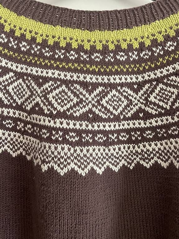 Pullover & Sweatshirts: Norwegischer Pullover,  Baumwollgarn, Gr L-XL – Gebraucht aus Zürich von pinkargus 1