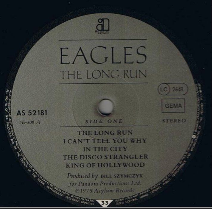 Dischi in vinile: Eagles – The Long Run / LP / Gatefold / 1979 – Usato da Zürich venduto da LustForLive 3