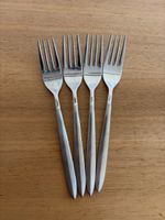 4 Gabeln 18/10 Edelstahl gute Gebrauchssspuren