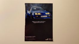 RENAULT ALPINE A 310 V6 - Werbung / Bilddokument / Reklame