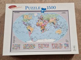 Puzzle 1500 Teile Weltkarte