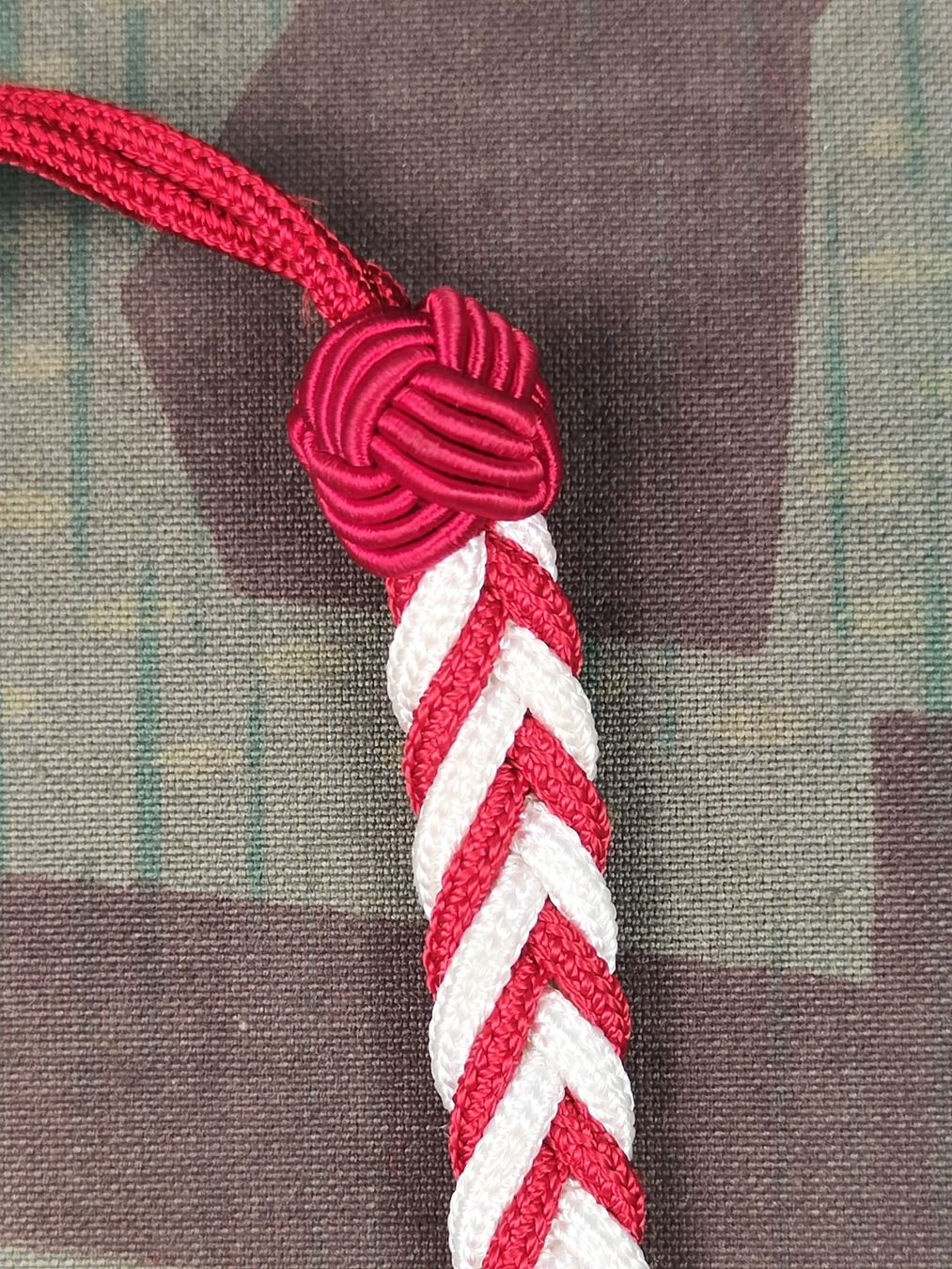 Schweizer Armee Uniformi: Achselschnur Einheitsfeldweibel- und Fourier – Usato da Bauma venduto da SwissMilitaria 1