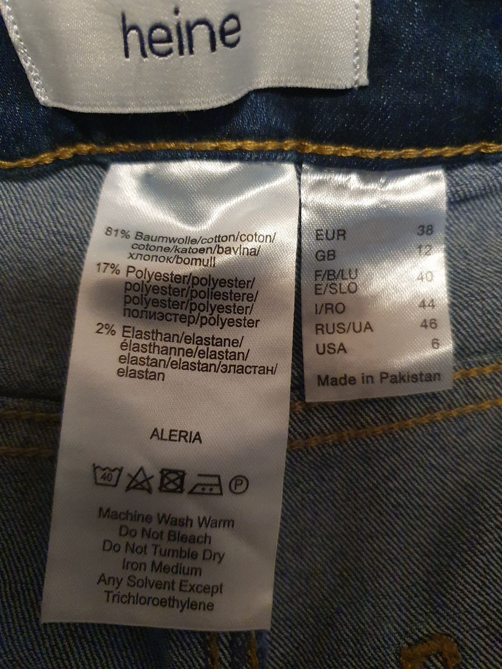 Heine Jeans: Damen Caprijeans NEU – Nuovo e nell'imballaggio originale da Fischingen venduto da nad_fxf2 2