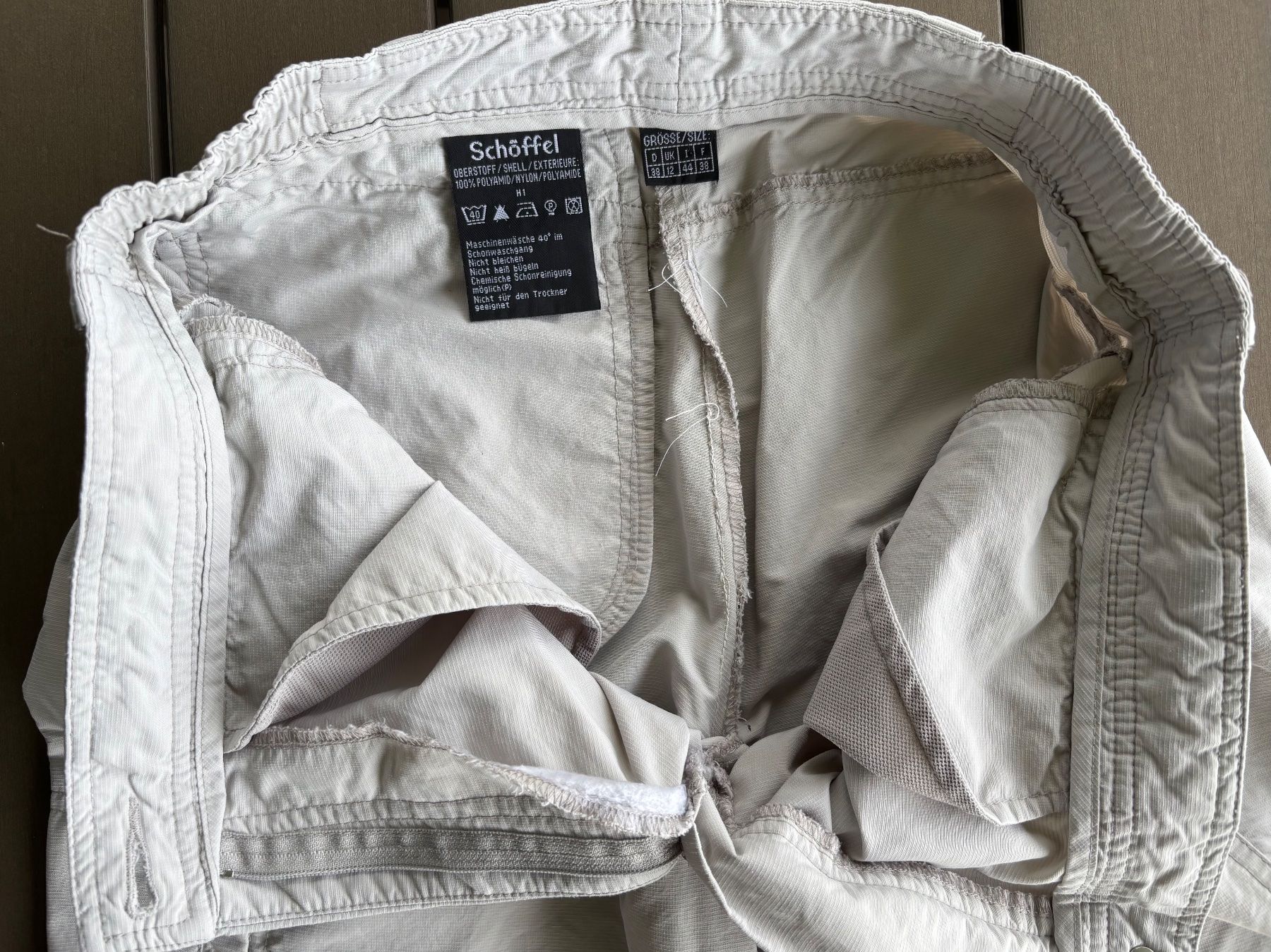 Schoeffel Pantaloni: Schöffel Pants Challenge, Gr. 38, beige – Difettoso da Ebnat-Kappel venduto da Molton 2