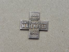 Abzeichen Brosche Schwingfest Schwingen Maienfeld GR 1944