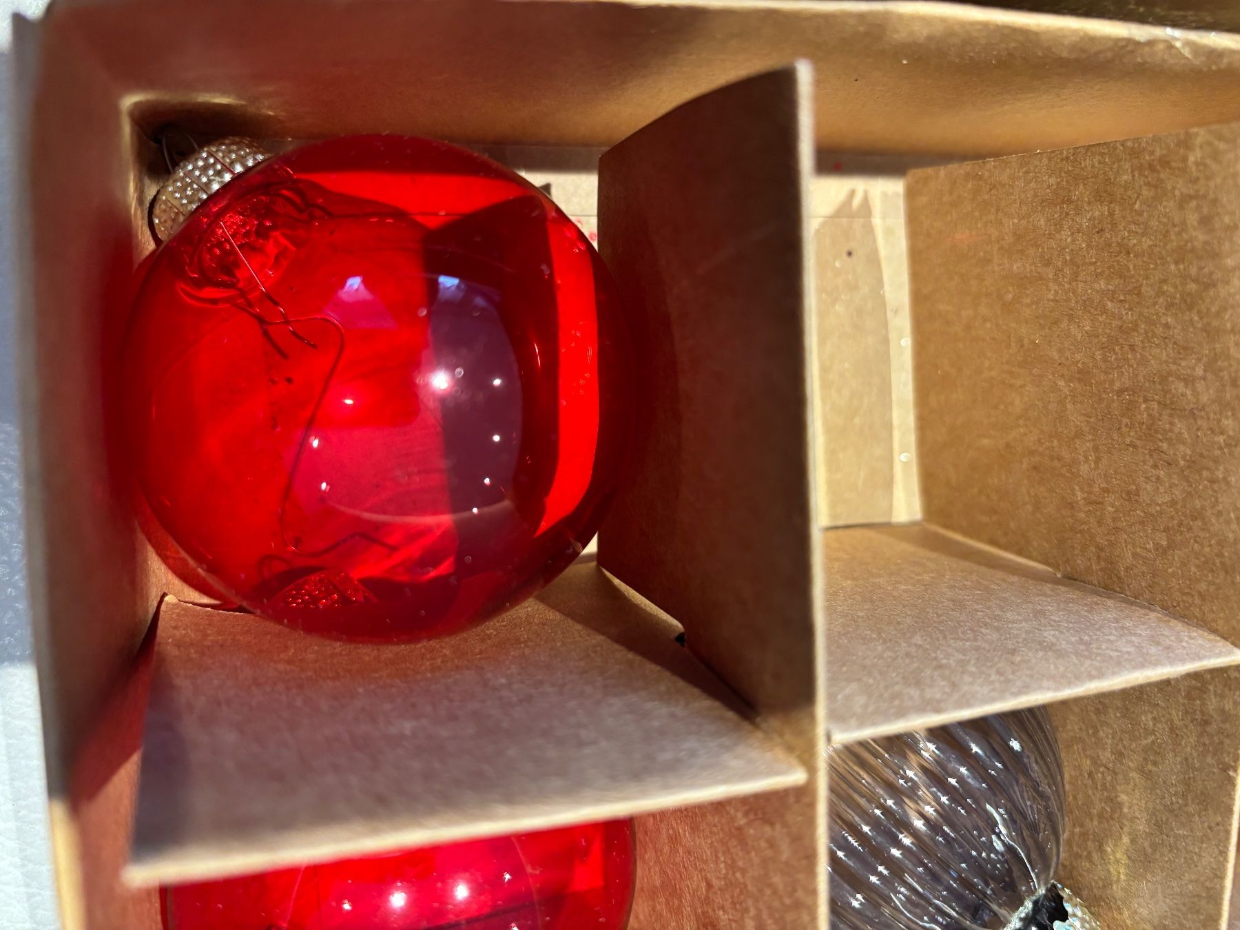 Tutte le decorazioni: Christbaumkugeln rot/gold/durchsichtig – Nuovo e nell'imballaggio originale da Wald AR venduto da bertli00 3
