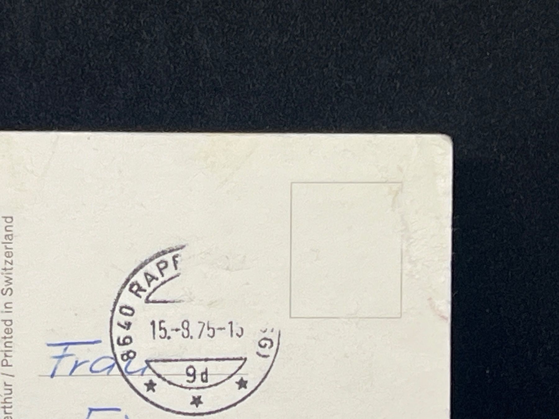 Cartoline postali: Dübendorf ZH – Usato da Widnau venduto da Brusi9 1