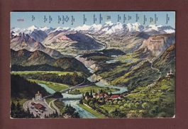 BÜNDNER OBERLAND - Vogelschau - 1924