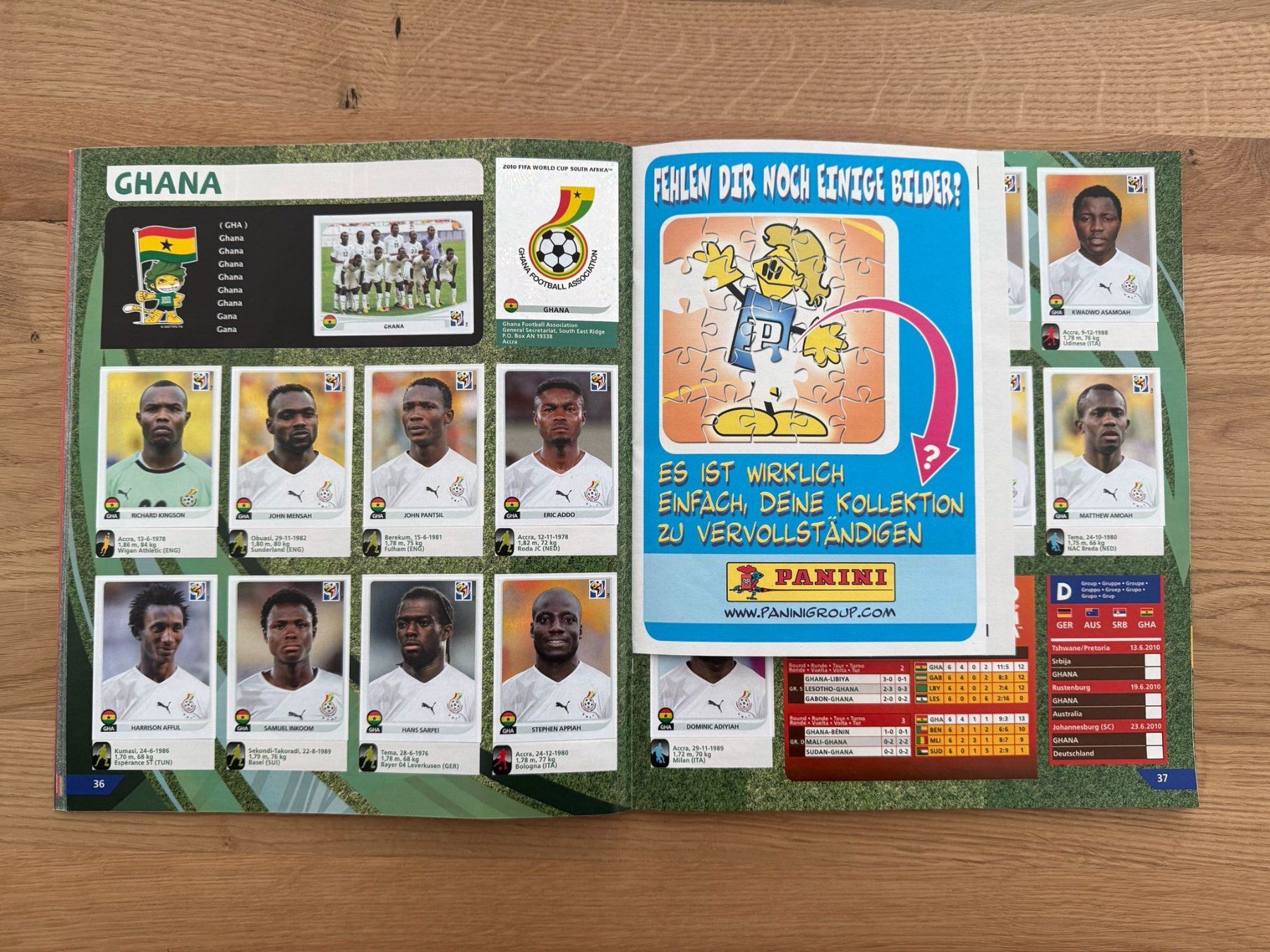 Panini Album: PANINI WORLD CUP 2010 – Usato da St. Gallen venduto da Matrix023 3