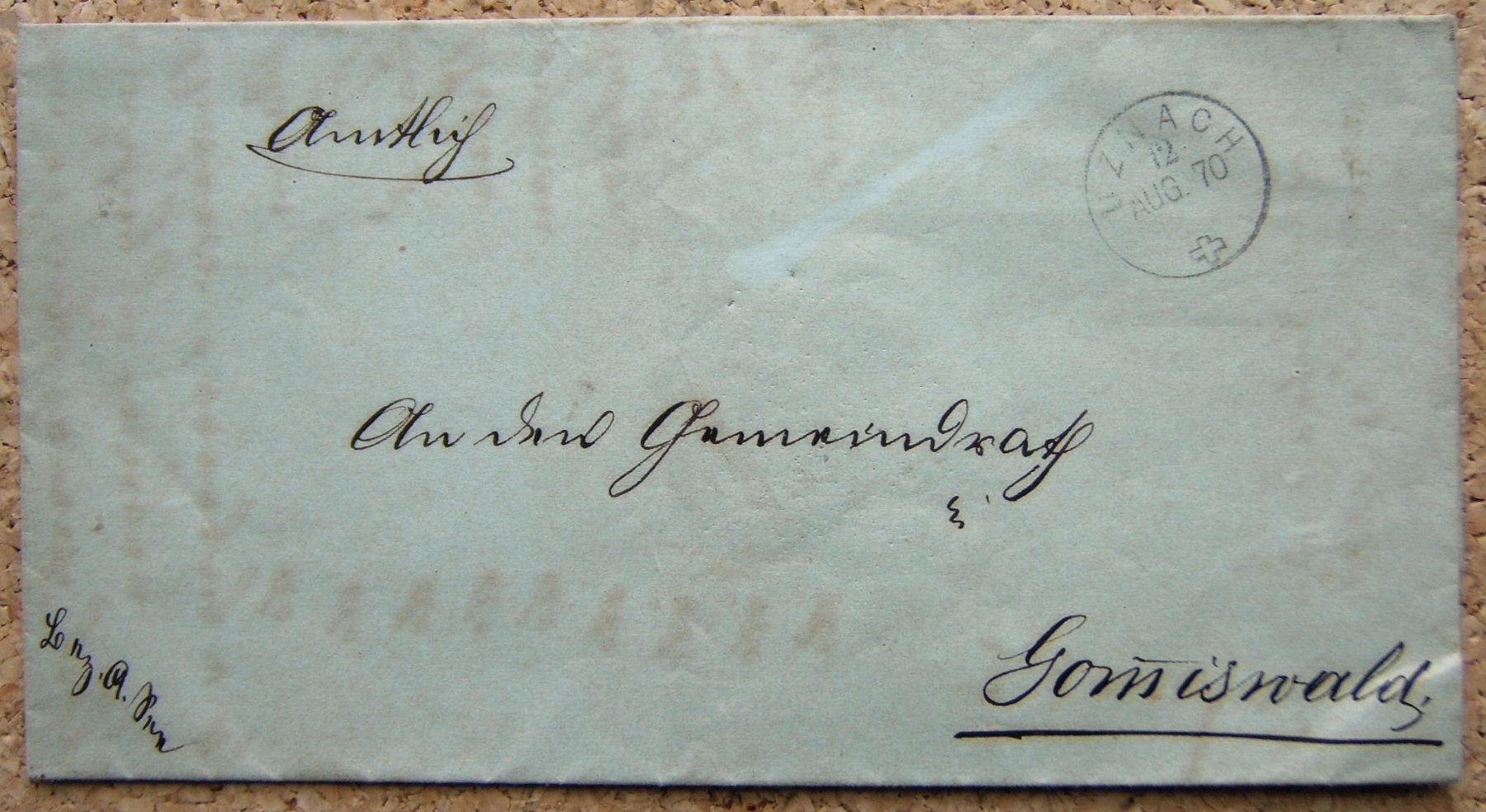 Tutti i francobolli: FALTBRIEF VORPILATELIE UZNACH - GOMMISWALD 1870 – Usato da Brunnen venduto da Nonne04