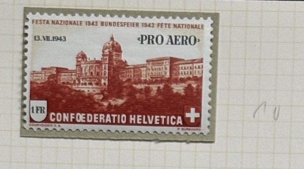 Tutti i francobolli: FLUGPOST BRIEFMARKEN PRO AERO – Usato da Ostermundigen venduto da Heavenmaus75 1