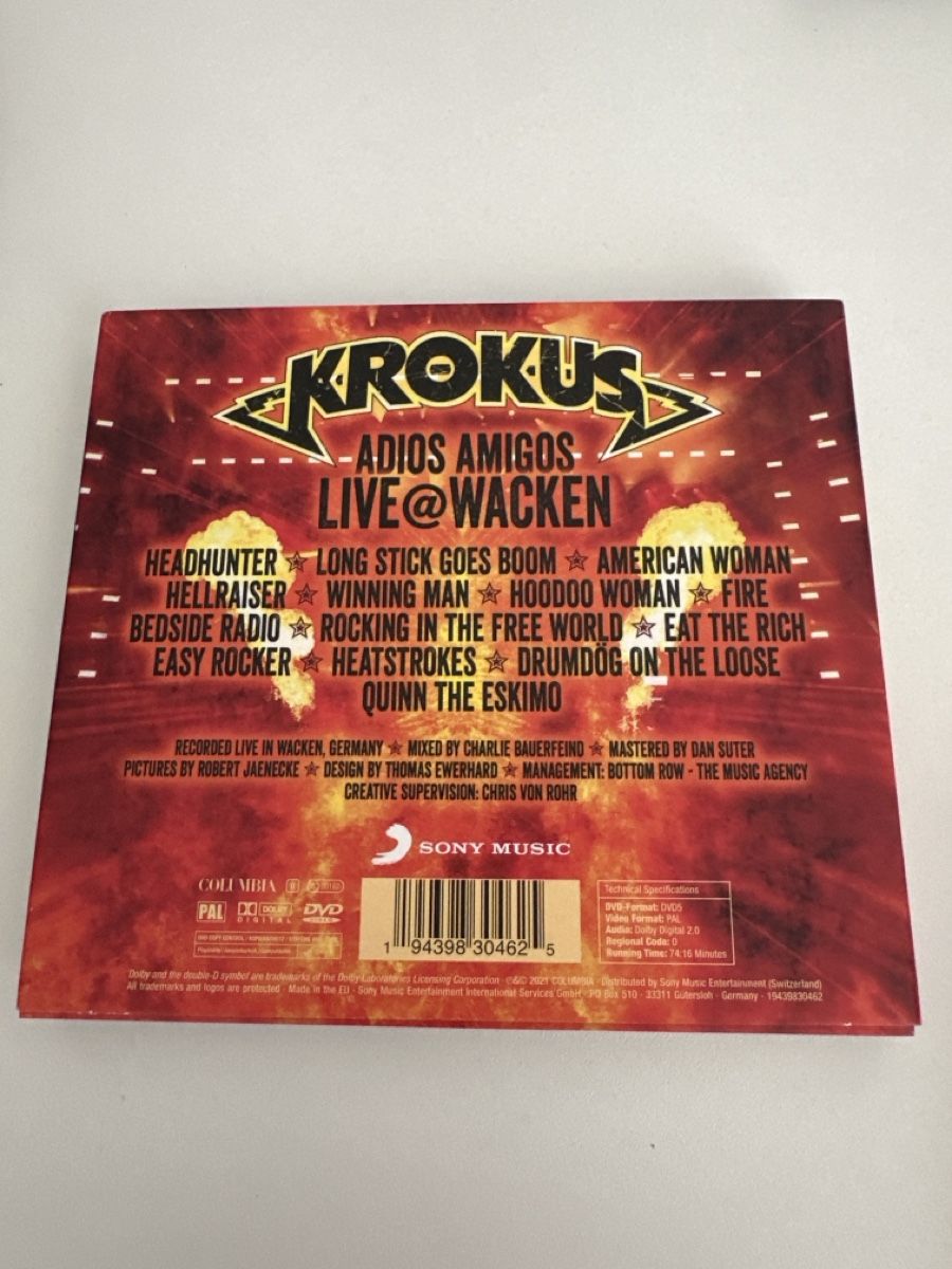 CDs: Krokus Live@Wacken – Neuf (Voir description) à Weggis par Steff125ch 1