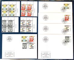 1993 - FDC Werke von Schweizer Frauen + Einzel FDC + 4er ET