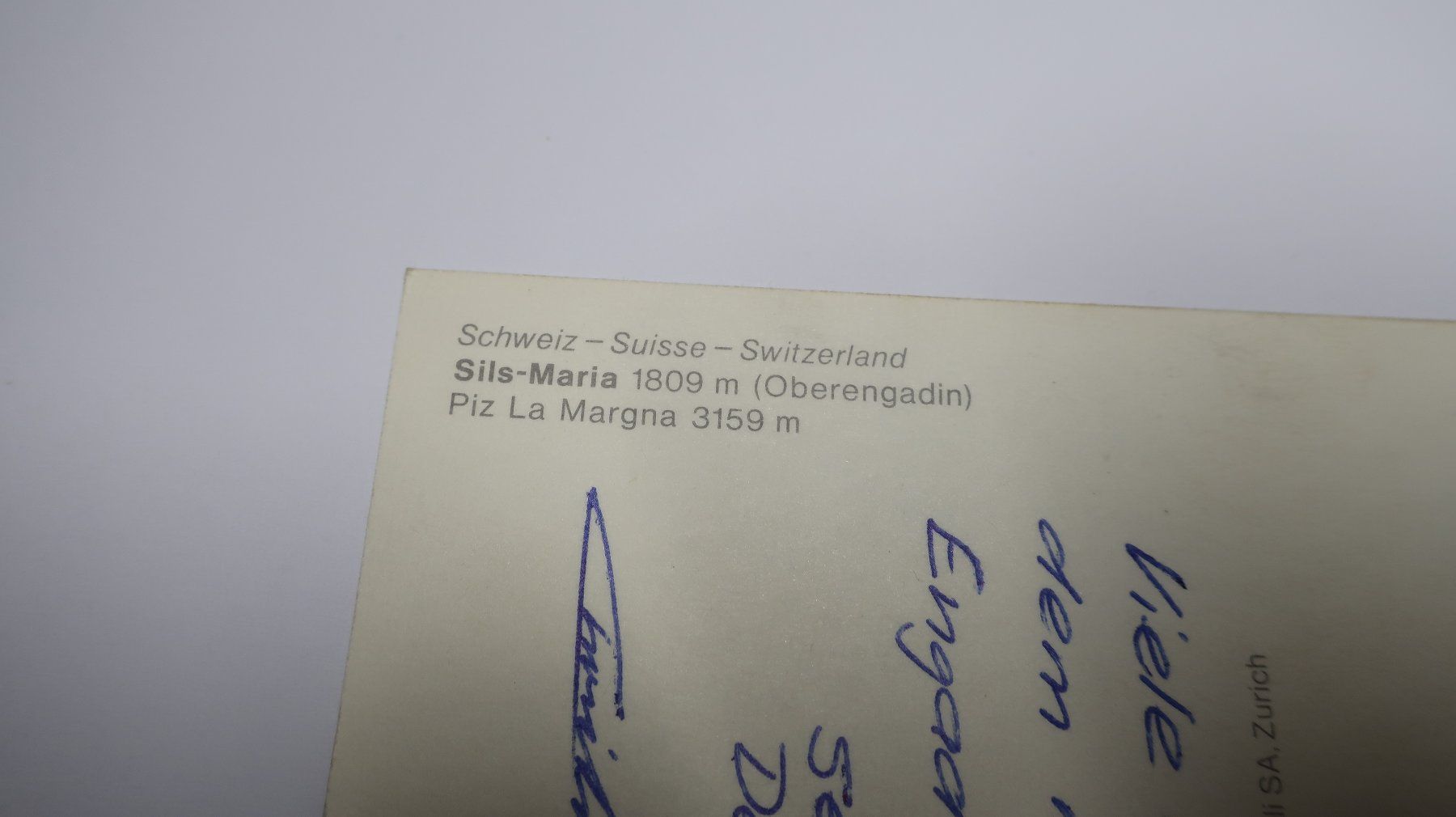 Ansichtskarten: Sils-Maria 1976 – Gebraucht aus Cormoret von Pascalll2001 4