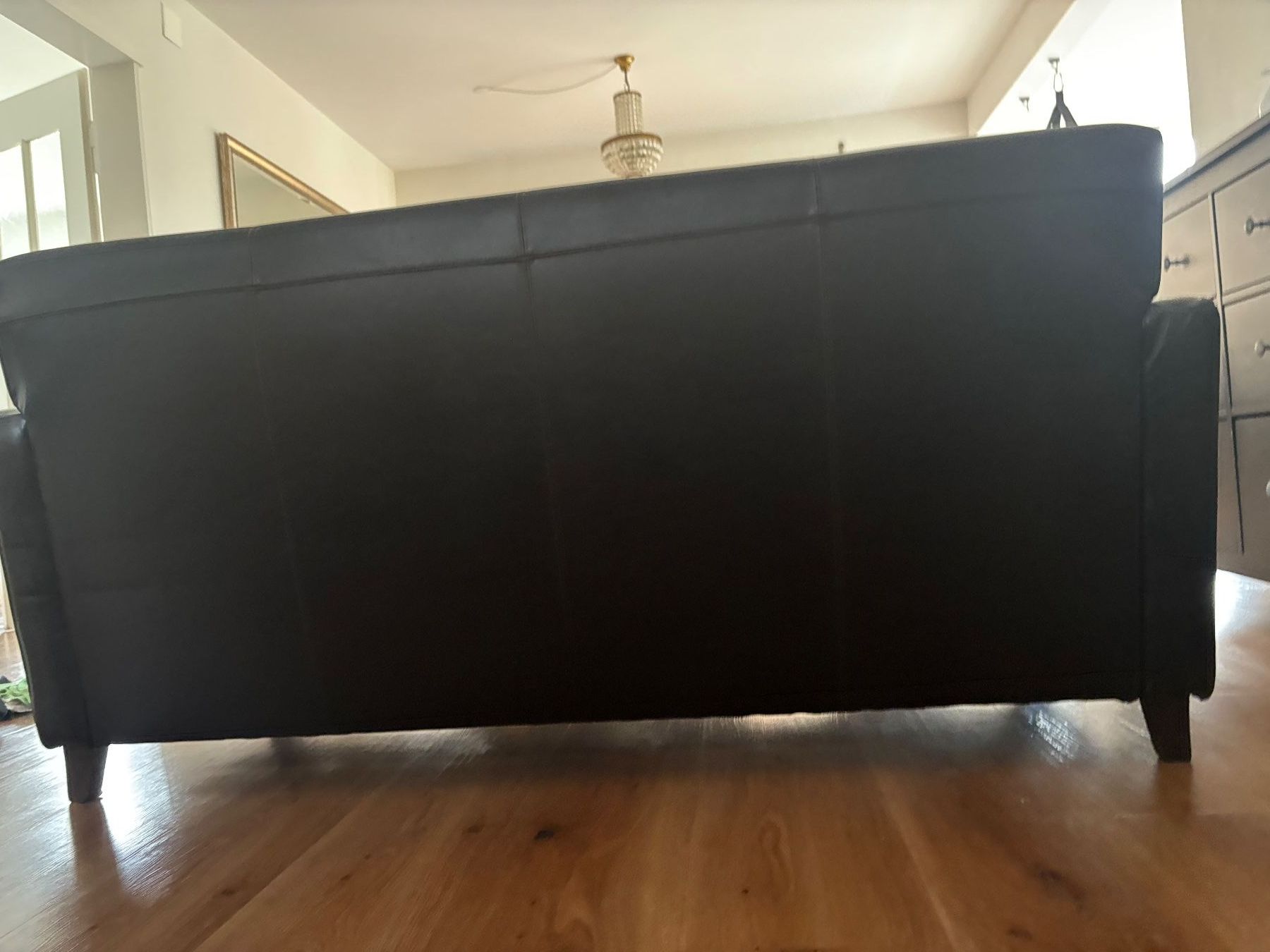Sofas: Dunkelbraunes Ledersofa – Gebraucht aus Bülach von Sonnyundcher 3