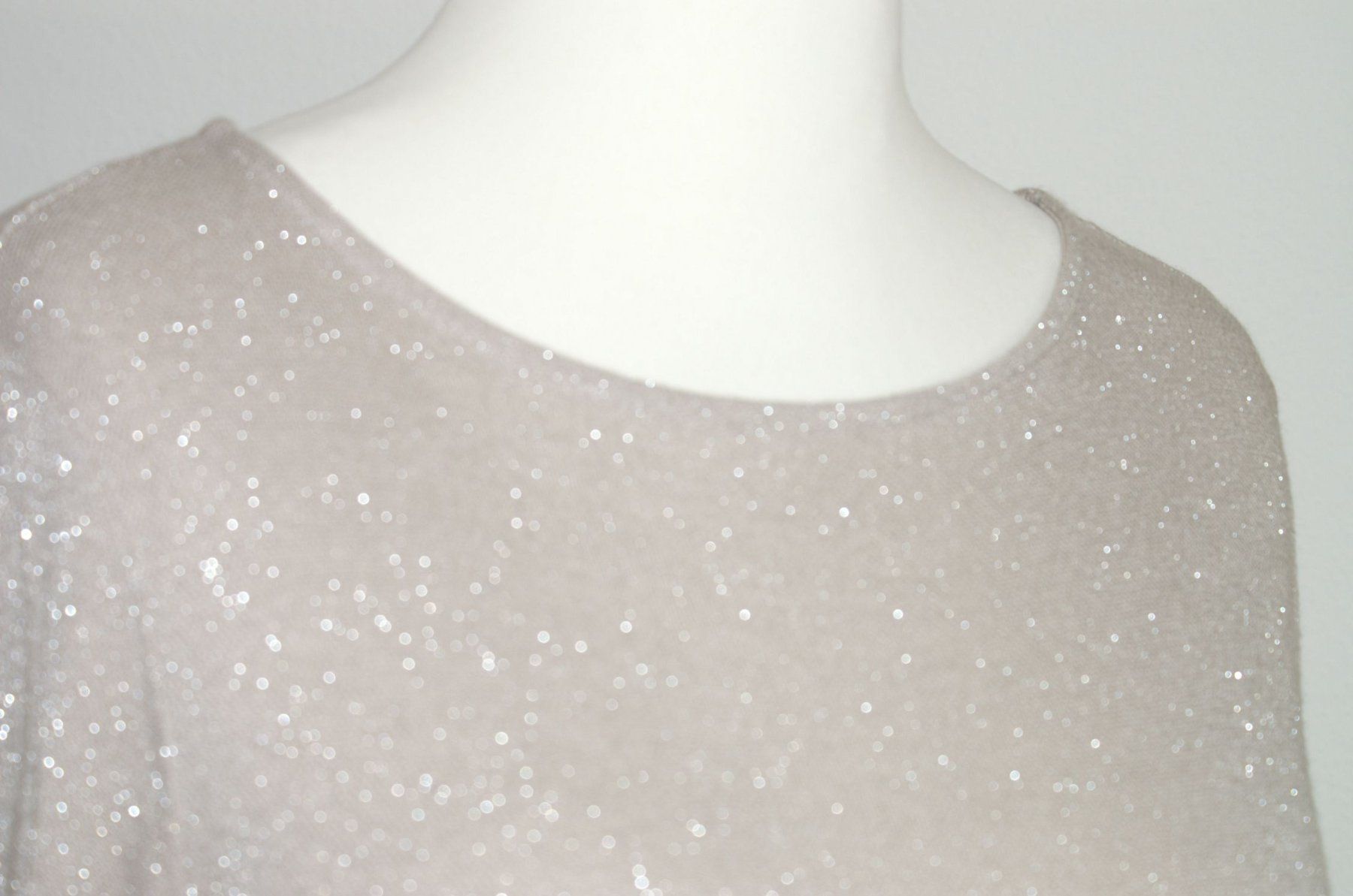 Maglioni & Felpe: glänzender schlichter Pulli, Street one, Gr. 36, sand/silber – Usato da Grüt (Gossau ZH) venduto da o-nyx