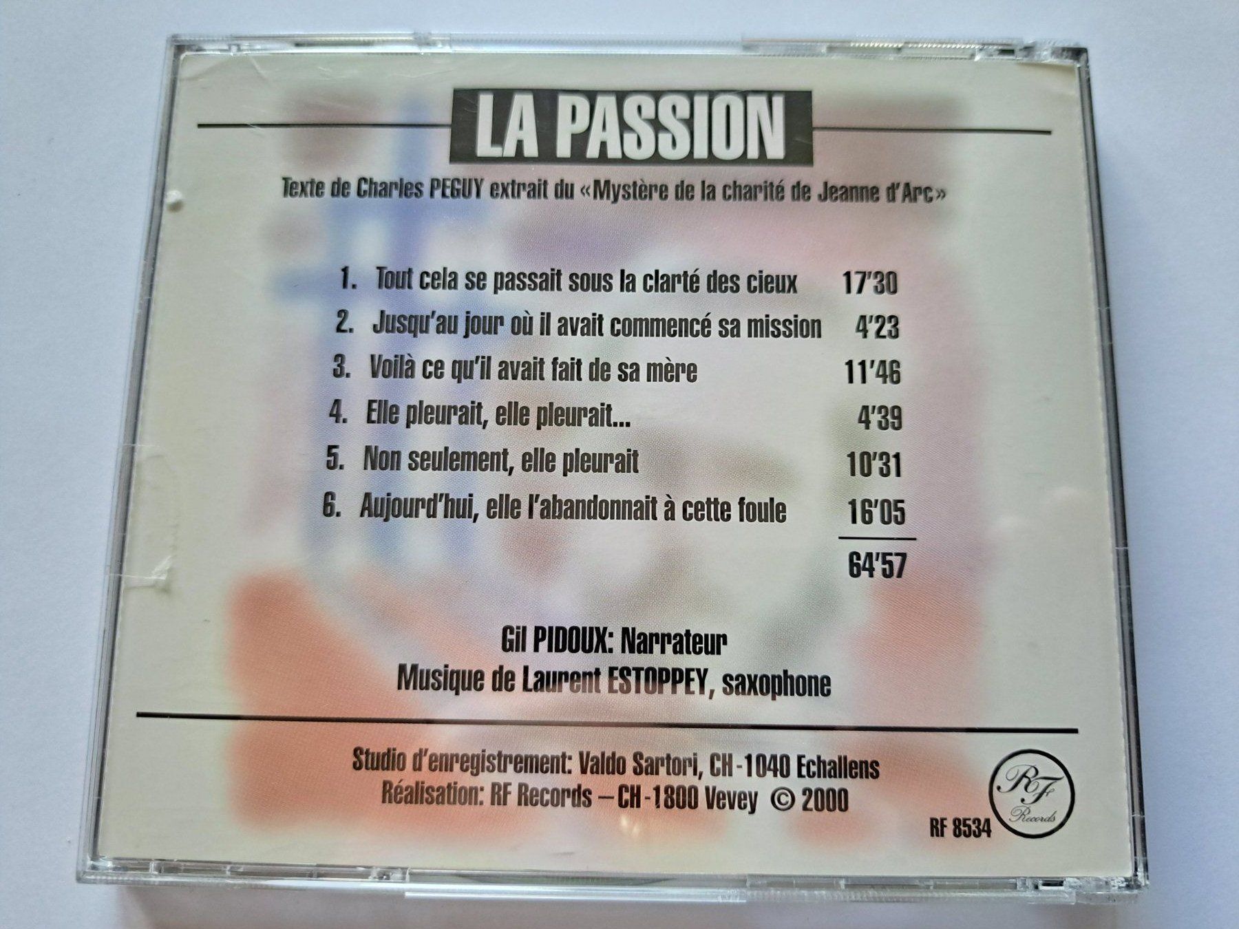 CD: CD La Passion - Charles Peguy - Gil Pidoux L. Estoppey – Usato da Pully venduto da bro_n52j 3