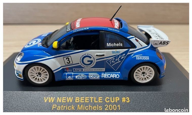 Volkswagen Modellini d'auto: VW New Beetle Cup (2001) – Nuovo e nell'imballaggio originale da Flawil venduto da Imperiosud 1