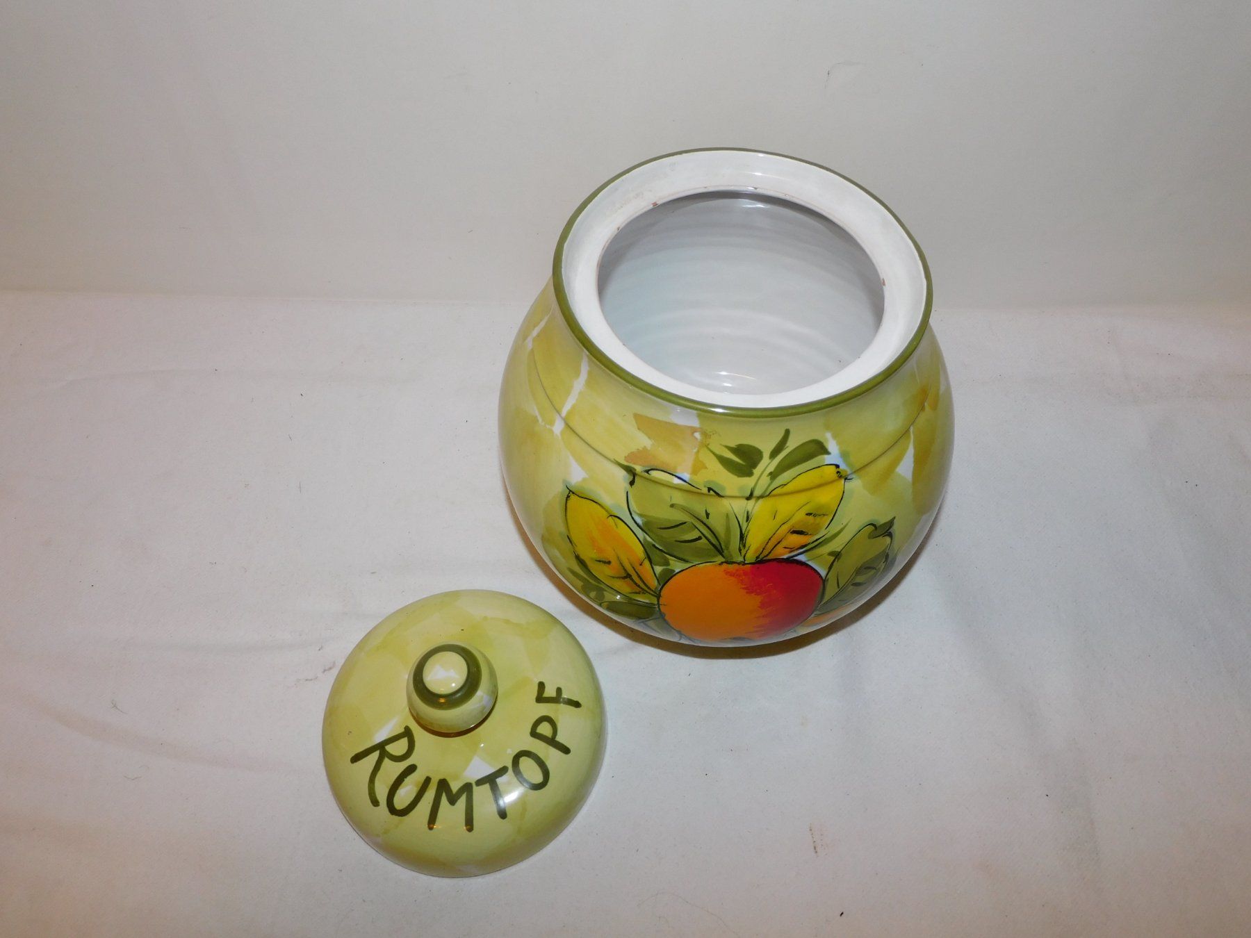 Töpfe: Rumtopf Vorratsglas Keramiktopf Vintage – Gebraucht aus sursee von trilli-tralli 4