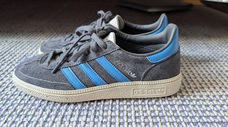 adidas Handball Spezial Grey Five/Blue Burst (Gr. 38 2/3)