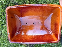 Braun Farbe Blummen/Kräuter Topf