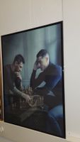 XXL-Bilderrahmen inklusive CR7 vs. Messi (100 × 70 cm)