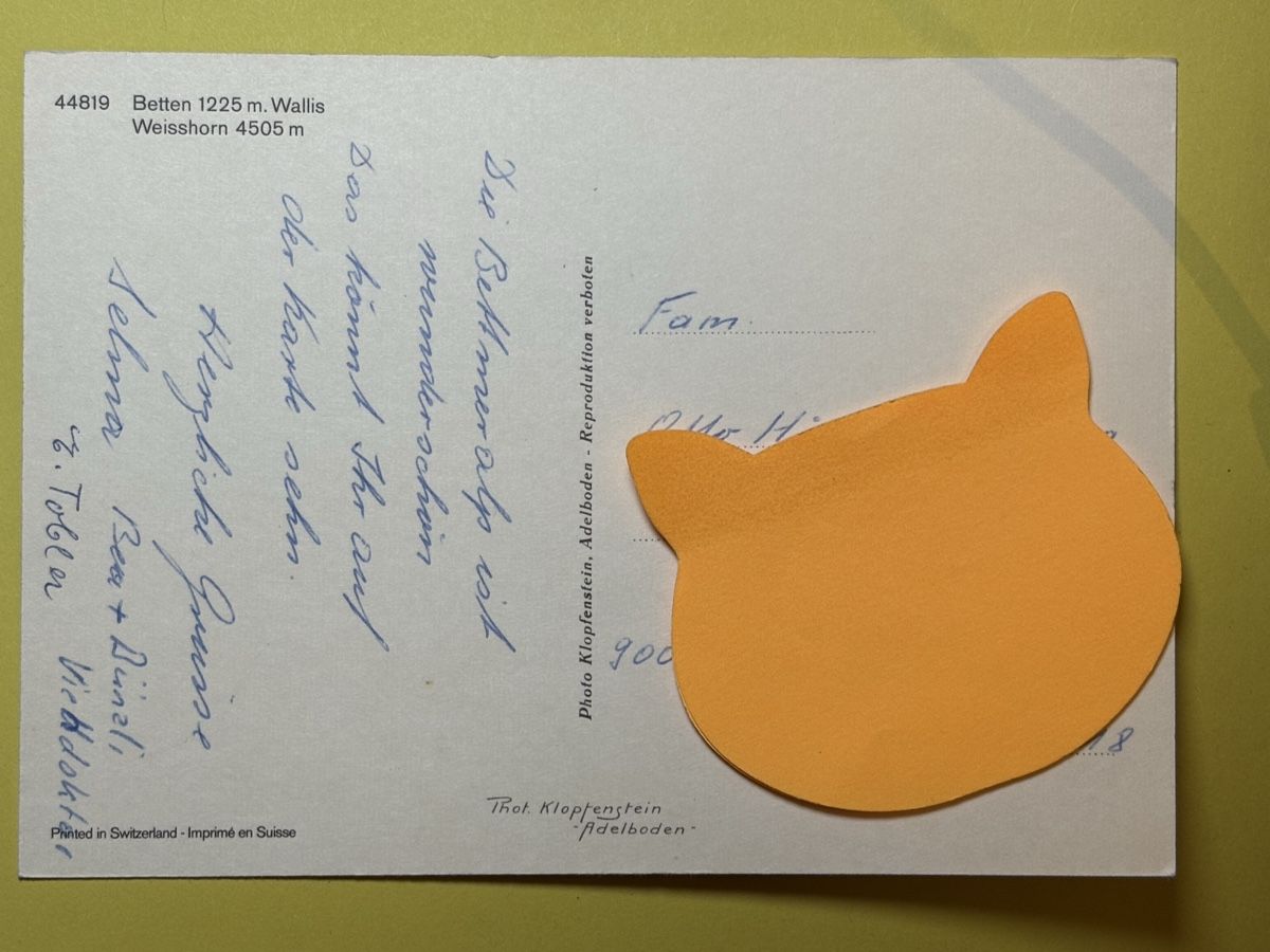 Cartoline postali: AK von Betten – Usato da Rümlang venduto da Kartenpost1 1