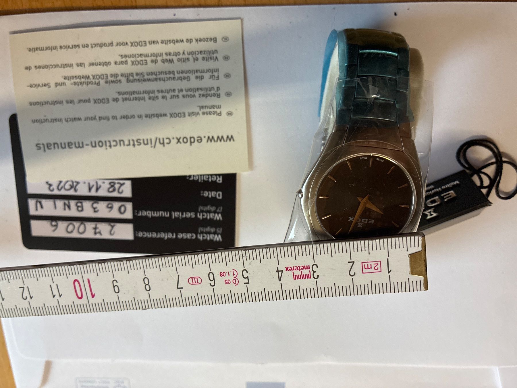 Edox Orologi: Edox Uhr – Usato da ennetbürgen venduto da con_rxl9