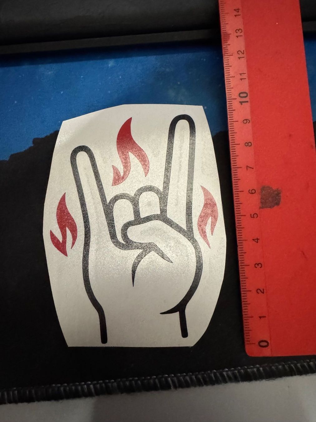 Sticker: Vinyl-Sticker - Devils Horns / Pommesgabel / Metalhead – Nuovo (secondo la descrizione) da Burgdorf venduto da Caradhras