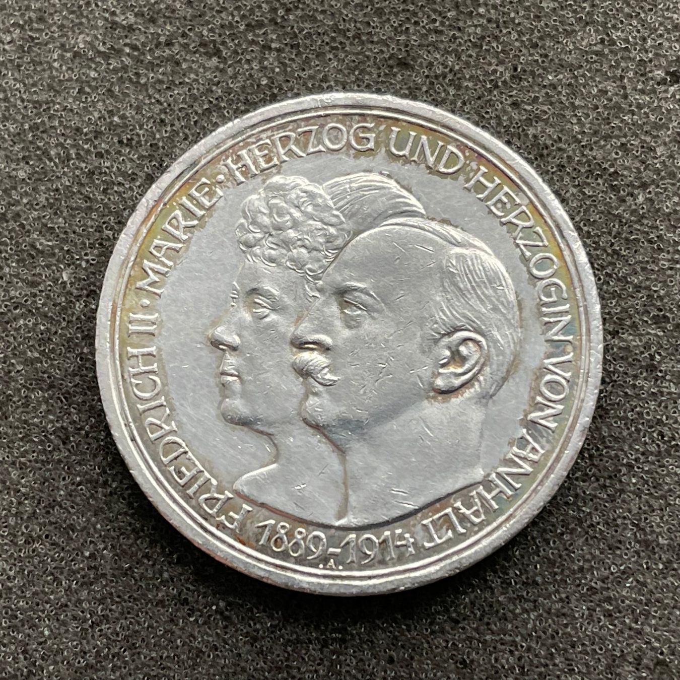 Tutti le monete: 3 Mark Deutschland Anhalt 1914 – Usato da Reitnau venduto da tb-muenzen 3