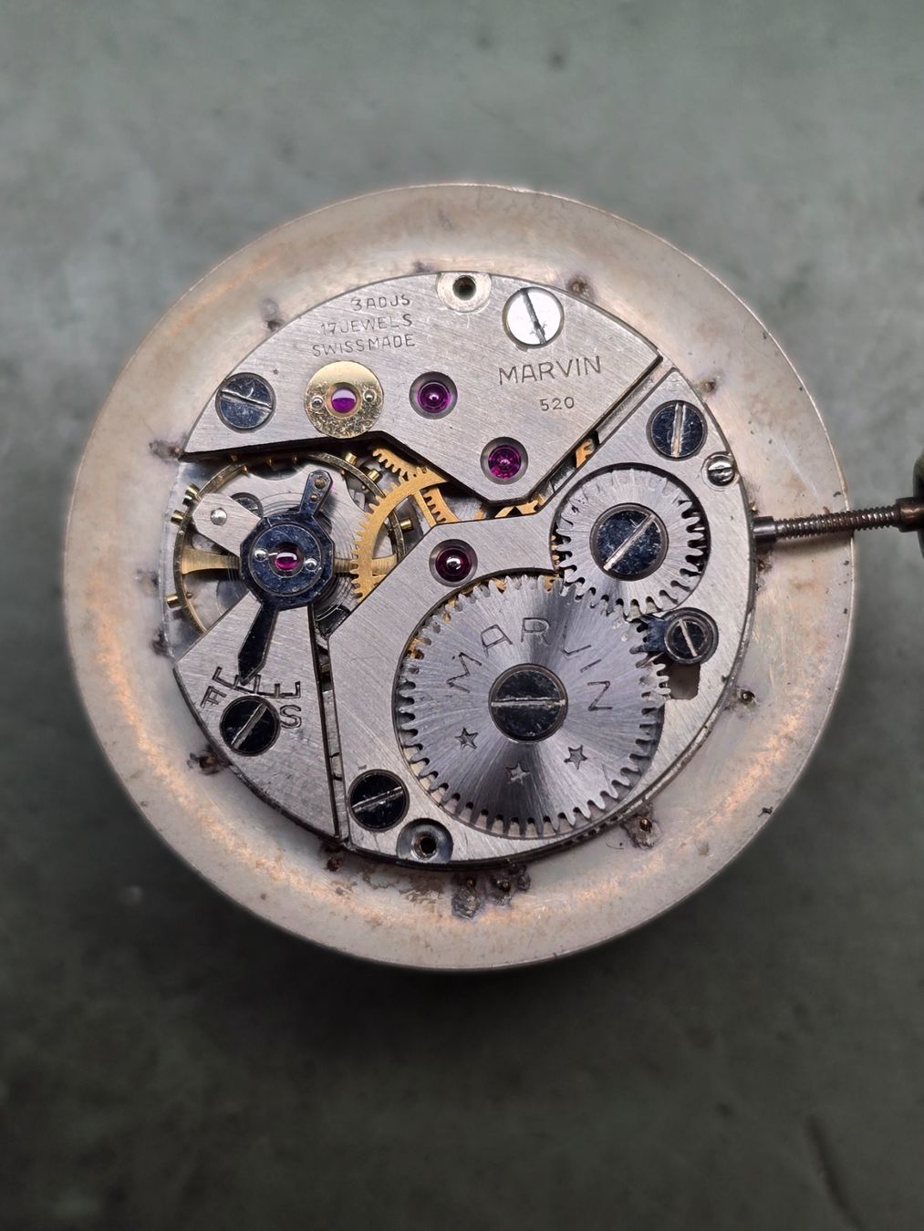 Marvin Orologi: Mouvement Marvin 520 – Difettoso da Tramelan venduto da Nirdan 2