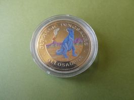 Guinea Ecuatorial 1994, 1000 Francos - Jurassic Dinosaurs