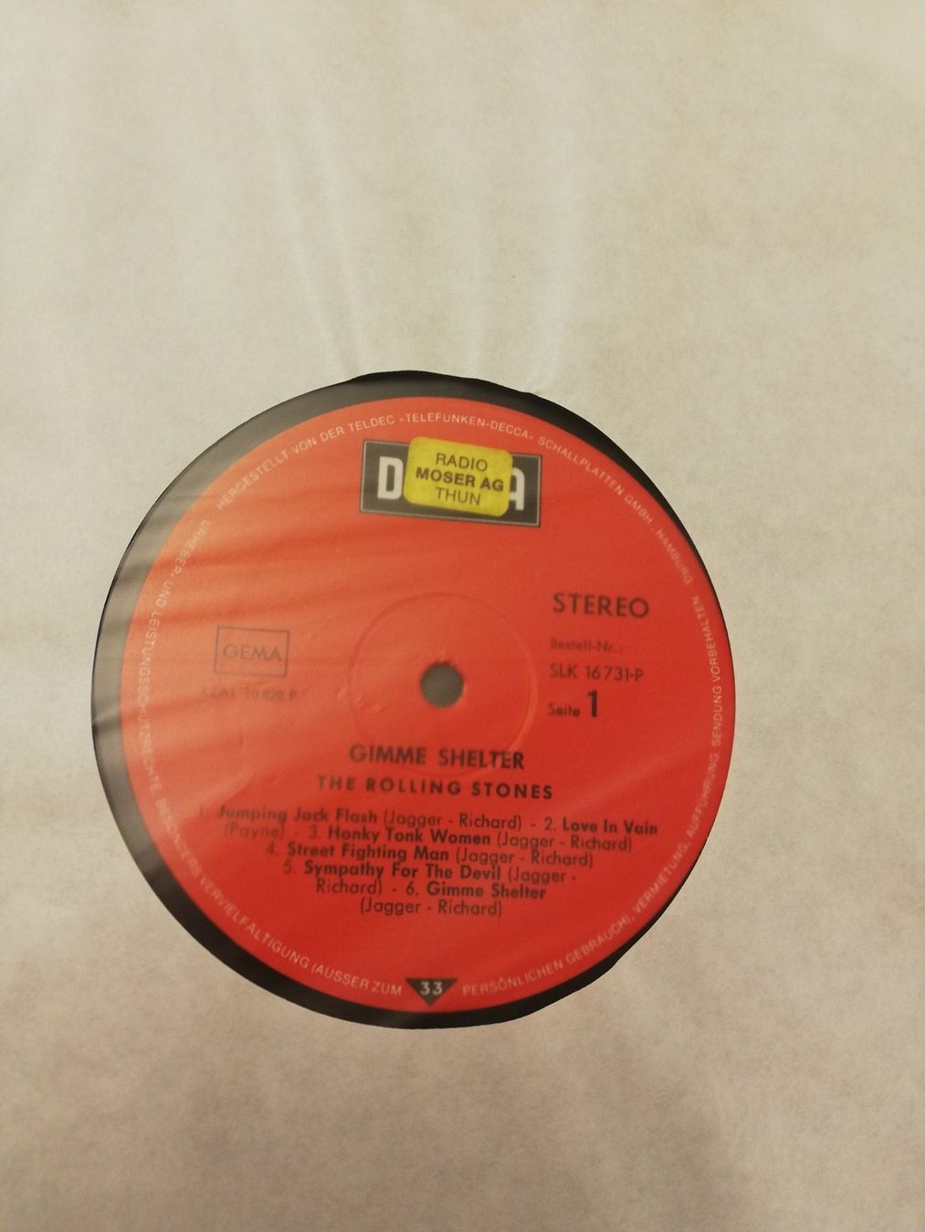 Dischi in vinile: THE ROLLING STONES - GIMME SHELTER – Usato da Bern venduto da Vinylsound.ch 2