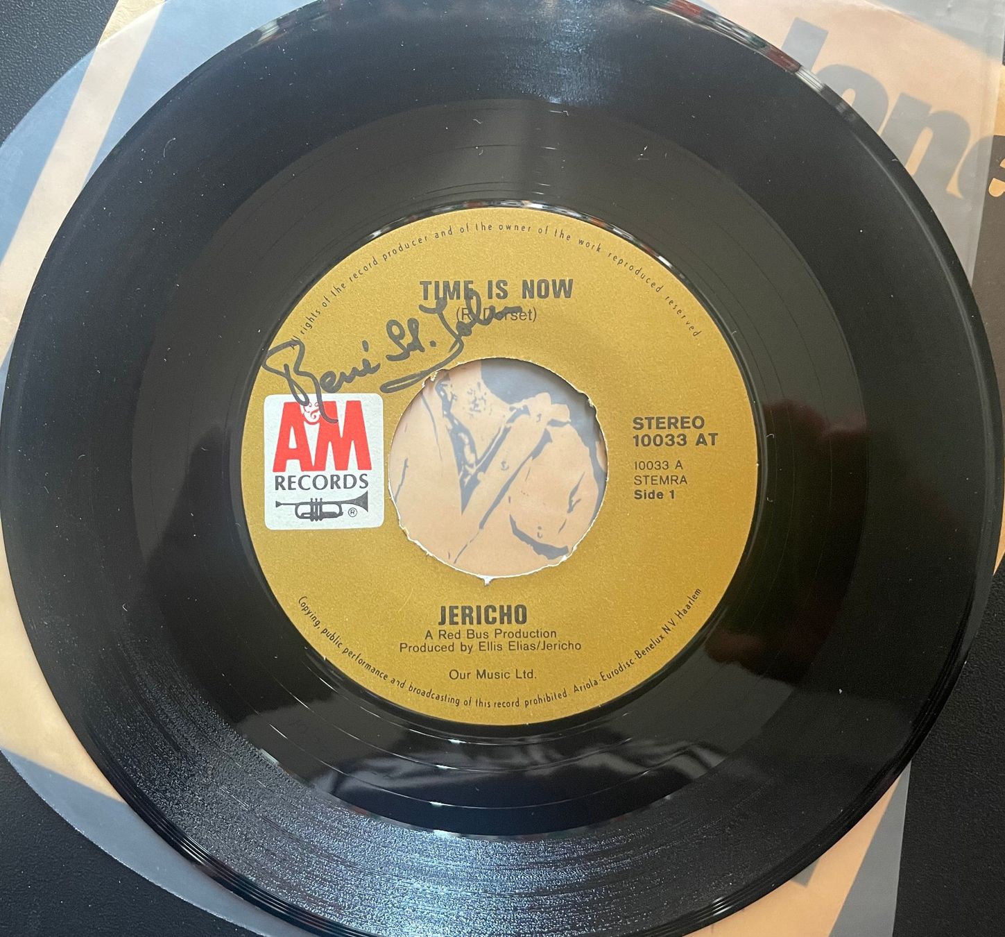 Dischi in vinile: 7", Jericho Jones, Time is Now, NL – Usato da Kleinlützel venduto da Vinylspezi 3