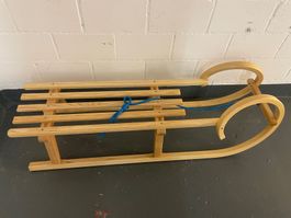 Holzschlitten für Kinder/Erwachsene, Top Zustand!