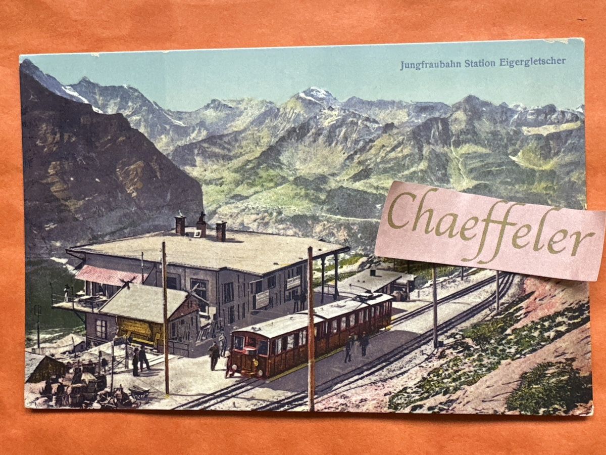 Cartes postales:  Jungfraubahn Station Eigergletscher – D'occasion à Zürich par Chaeffeler
