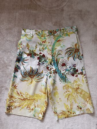 Bermuda Etro unisex fantasia floreale taglia 44 