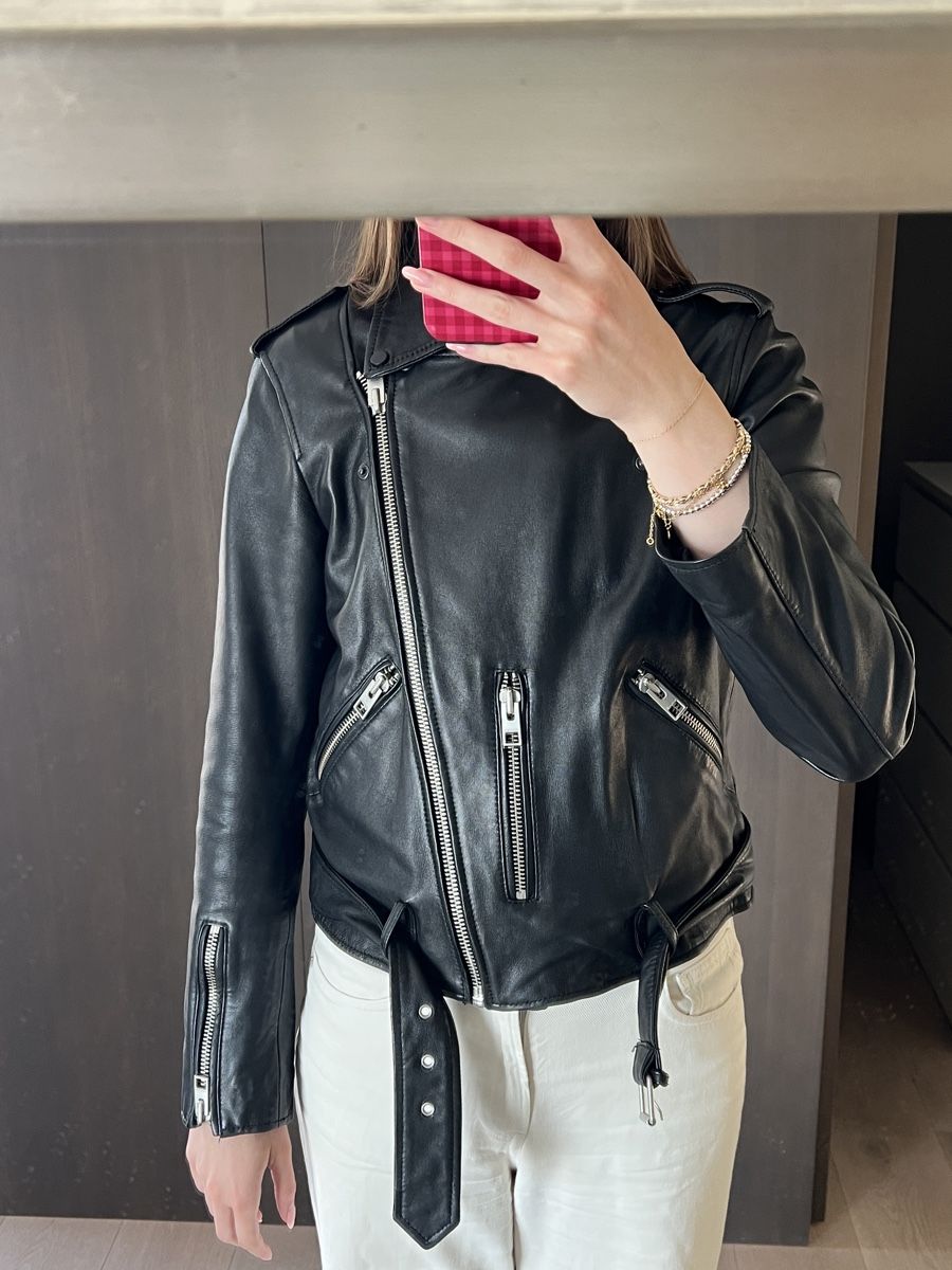 Allsaints Giacche: Allsaints Balfern Biker Lederjacke Schwarz – Usato da Kilchberg ZH venduto da ellie. 8