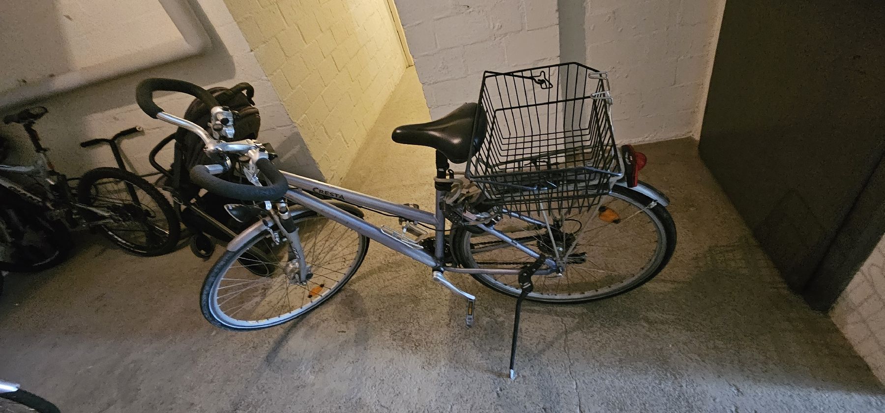 Biciclette: Cresta Damenvelo Stadtvelo mit Korb – Usato da Baden venduto da Khitsch